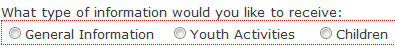 Custom Recipient Radio Button illustration