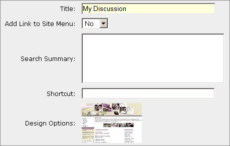 Discussions Manager Settings