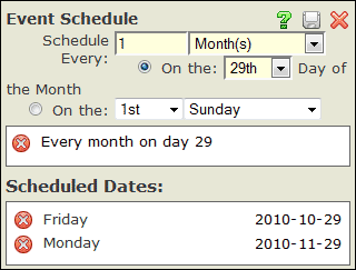 Repeat Monthly By Day Repeat Monthly By Day